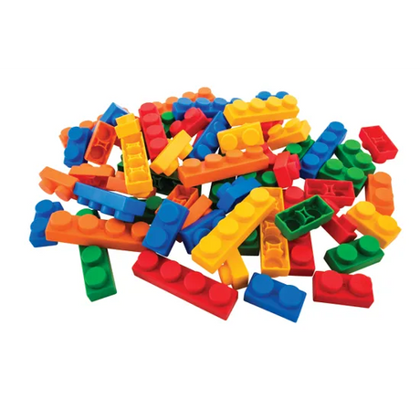 Small Soft Blocks Construction Set - 60 pieces - Modern Teaching Aids NZ