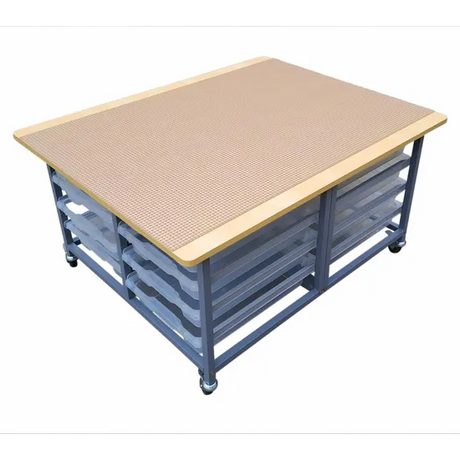 Ergerite Brick Construction Table with Trays