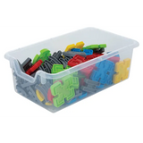 Clear Storage Tub - 20.5x34x12.3 - Modern Teaching Aids NZ