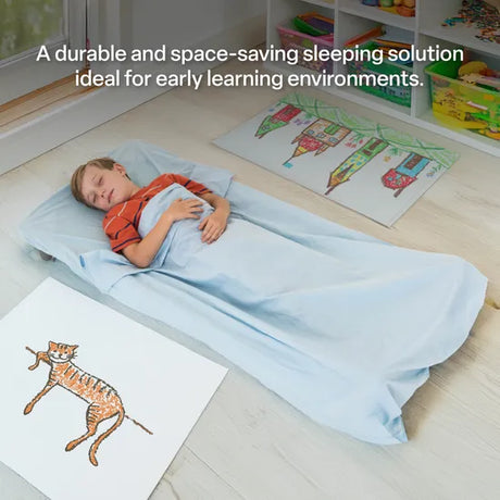 MTA Spaces - Slimline Stacking Bed - Grey - 133 x 59 cm - Modern Teaching Aids NZ