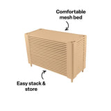 MTA Spaces - Slimline Stacking Bed - Sand - 133 x 59 cm - Modern Teaching Aids NZ