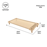 MTA Spaces - Slimline Stacking Bed - Sand - 133 x 59 cm - Modern Teaching Aids NZ