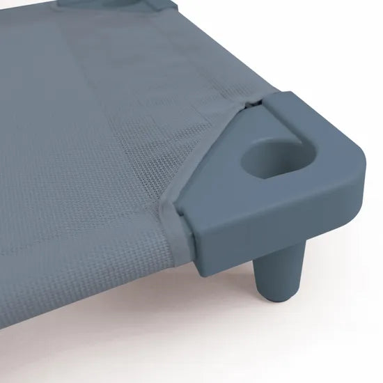 MTA Spaces - Compact Slimline Stacking Bed - Grey - 101.5 x 58.5 cm - Modern Teaching Aids NZ