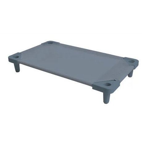 MTA Spaces - Compact Slimline Stacking Bed - Grey - 101.5 x 58.5 cm - Modern Teaching Aids NZ