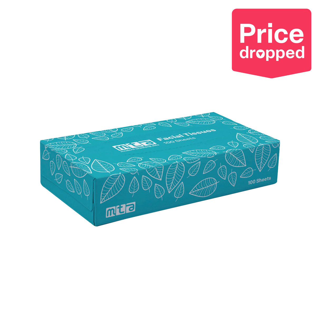 MTA Facial Tissues - 2Ply, 100 Sheets per Pack