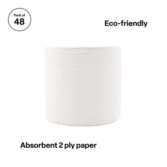 Recycled Toilet Paper 2Ply 48 Rolls 400 Sheets - Modern Teaching Aids NZ