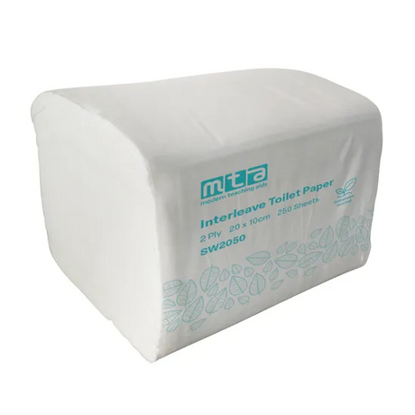Interleave 2Ply Toilet Paper 36pks of x 250 Sheets - Modern Teaching Aids NZ