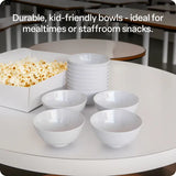 Melamine Bowls - White - 11.5 x 6cm - Set of 12 - Modern Teaching Aids NZ