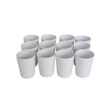 Melamine White Cups - 9cm - Set of 12 - Modern Teaching Aids NZ