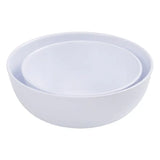 White Melamine Serving Bowls - Set of 2 - Modern Teaching Aids NZ