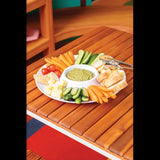 White Melamine Dip Serving Platter - Modern Teaching Aids NZ