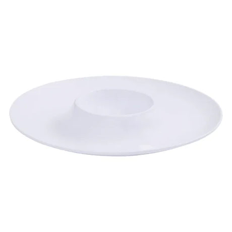 White Melamine Dip Serving Platter - Modern Teaching Aids NZ