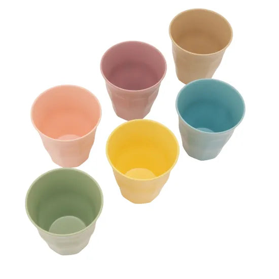 Pastel Melamine Tumblers - Pack of 6 - Modern Teaching Aids NZ