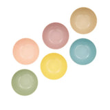 Pastel Melamine Bowls - Pack of 6 - Modern Teaching Aids NZ