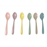 Pastel Melamine Spoons 18.3 cm - Pack of 6 - Modern Teaching Aids NZ