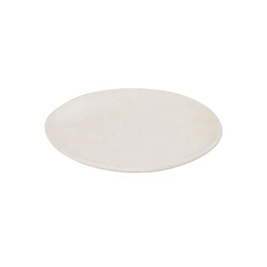Natural White Speckle Plates - Pack of 12 - Modern Teaching Aids NZ