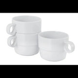 Melamine Stacking Mugs - White - 7cm - Set of 12 - Modern Teaching Aids NZ
