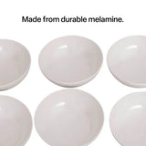 Melamine Bowls - White - 14 x 4.5cm - Set of 12 - Modern Teaching Aids NZ