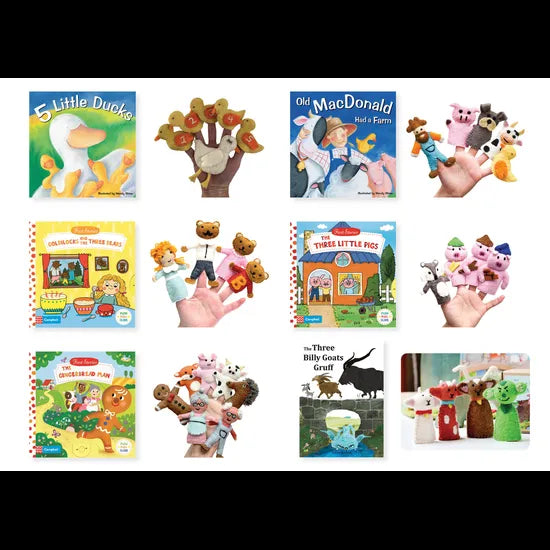Book & Finger Puppets Rhyme Set - Modern Teaching Aids NZ