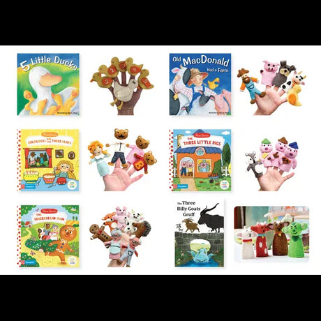 Book & Finger Puppets Rhyme Set - Modern Teaching Aids NZ
