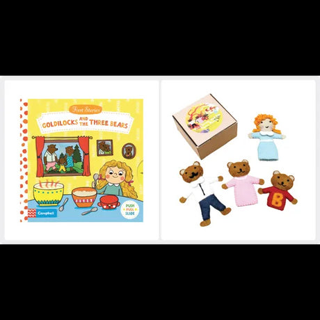 Goldilocks and the Three Bears Book & Finger Puppets - Modern Teaching Aids NZ