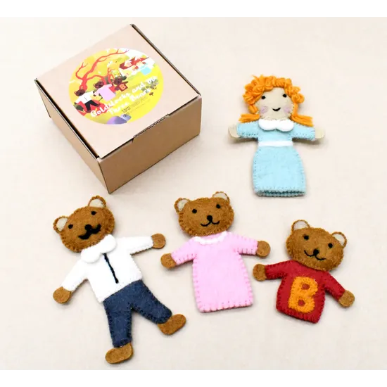 Goldilocks and the Three Bears Book & Finger Puppets - Modern Teaching Aids NZ