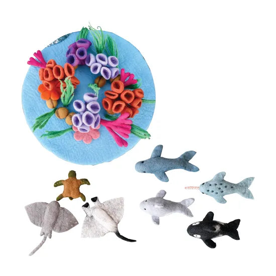 Felt Coral Reef Playset