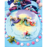 Felt Mermaid World Playset
