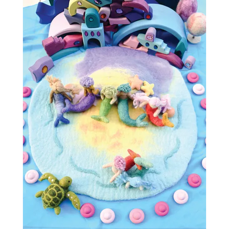 Felt Mermaid World Playset