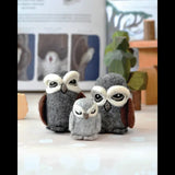 Felt Owl Family Set of 3 - Modern Teaching Aids NZ