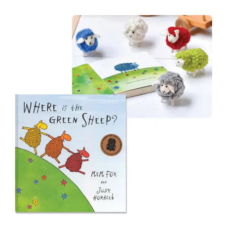 Where is the Green Sheep? Book & Felt Sheep - Modern Teaching Aids NZ