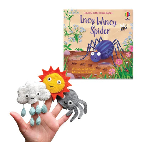 Incy Wincy Spider Finger Puppets & Book - Modern Teaching Aids NZ