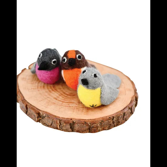 Felt Australian Robins Set of 3 - Modern Teaching Aids NZ