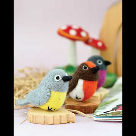 Felt Australian Robins Set of 3 - Modern Teaching Aids NZ