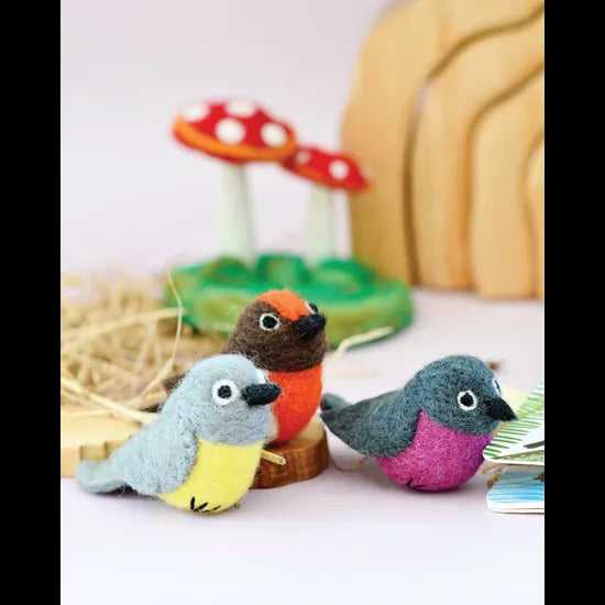 Felt Australian Robins Set of 3 - Modern Teaching Aids NZ