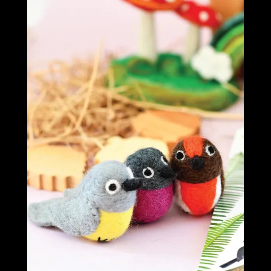 Felt Australian Robins Set of 3 - Modern Teaching Aids NZ