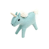Felt Blue Unicorn Toy - Modern Teaching Aids NZ