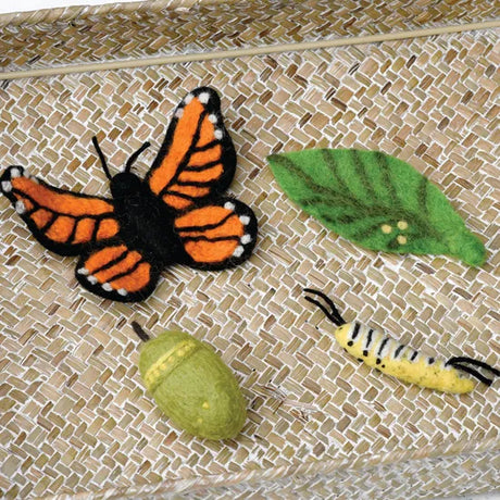 Felt Lifecycle of Monarch Butterfly