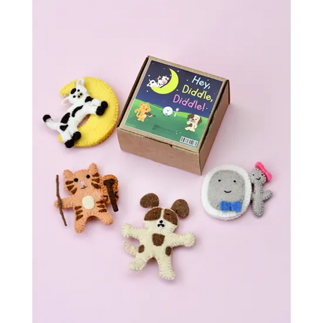 Hey Diddle Diddle! Finger Puppet Set - Modern Teaching Aids NZ