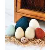 Felt Poultry Eggs Set of 7 - Modern Teaching Aids NZ
