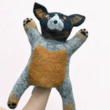 Felt Hand Puppet Australian Cattle Dog - Modern Teaching Aids NZ