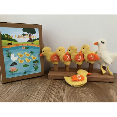 Five Little Ducks Finger Puppet Set - Modern Teaching Aids NZ