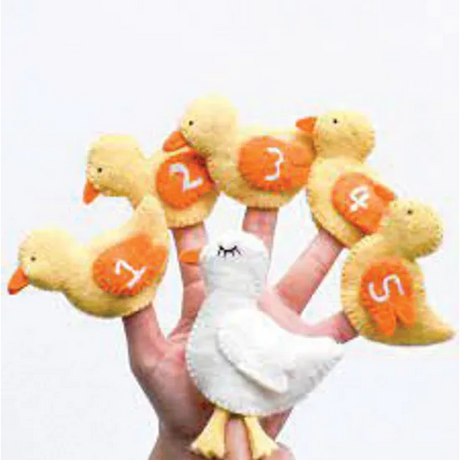 Five Little Ducks Finger Puppet Set - Modern Teaching Aids NZ