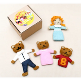 Goldilocks & the Three Bears Finger Puppet Set - Modern Teaching Aids NZ