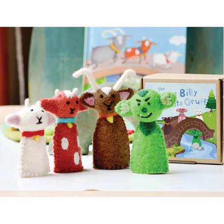 Three Billy Goats Gruff Finger Puppet Set - Modern Teaching Aids NZ