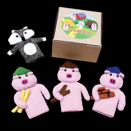 The Three Little Pigs Puppet Set - Modern Teaching Aids NZ