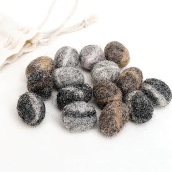 Felt Pebbles - 20 pebbles - Modern Teaching Aids NZ