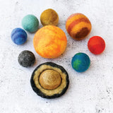Solar System Space Felt Planets