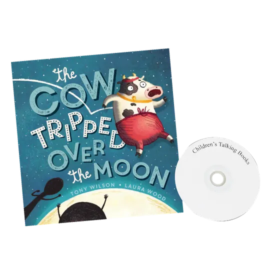 The Cow Tripped Over Moon Book & CD - Modern Teaching Aids NZ