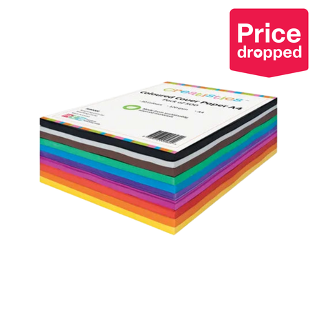 Assorted Cover Paper A4 120 gsm - Pack of 500 - Modern Teaching Aids NZ